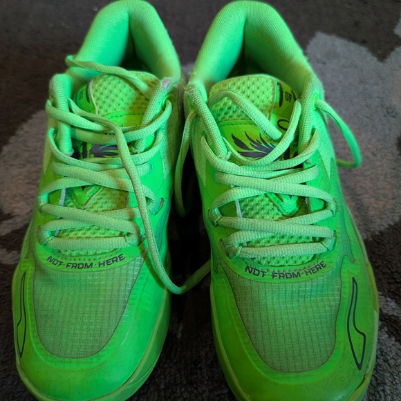 Puma Melo 1 Neon Green Youth 4.5 - Picture 6 of 8